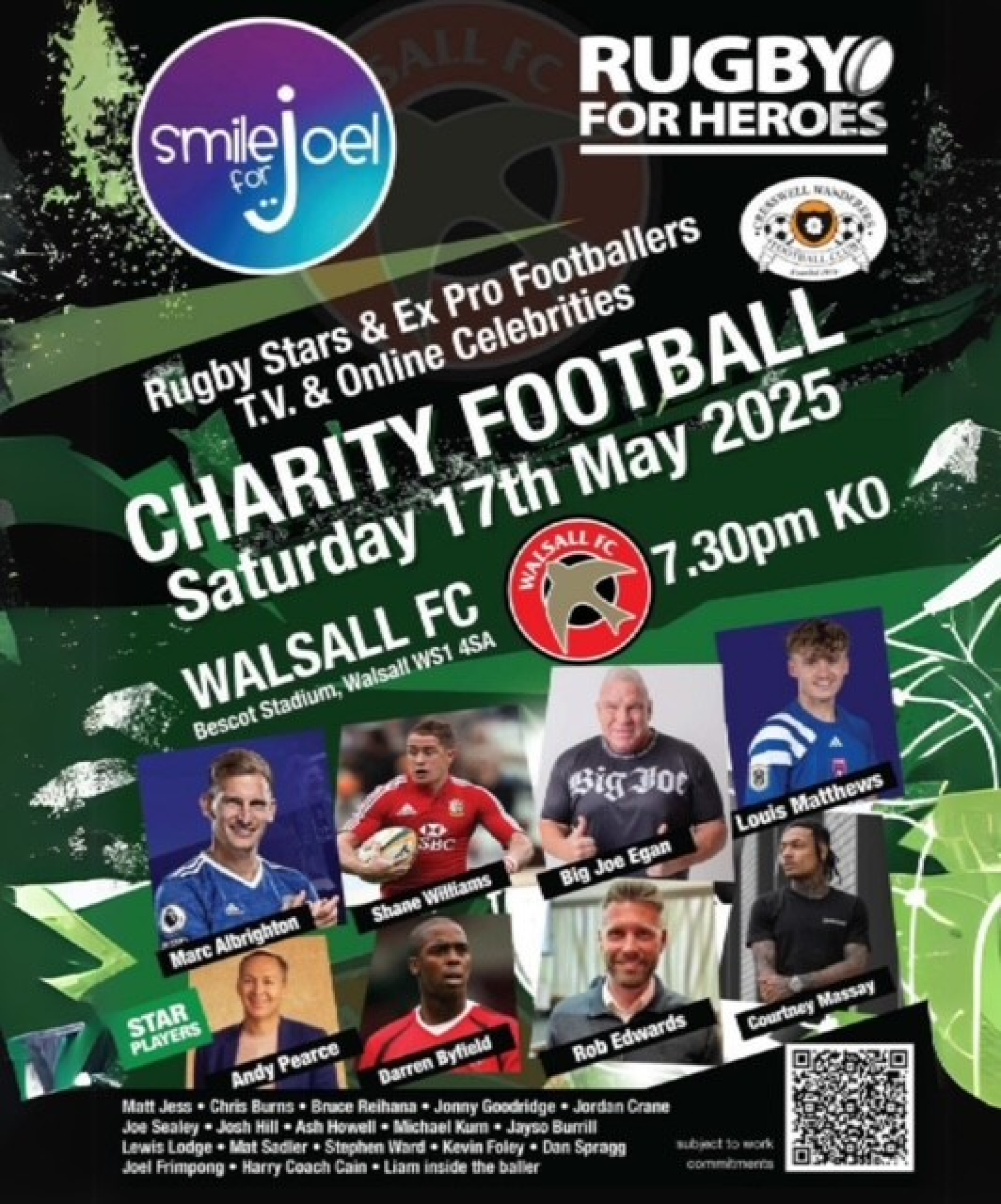 Football vs Rugby Celebrity Match